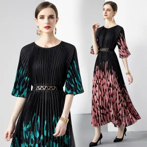 55 M Oversized Skirt Organ Pleated Dress