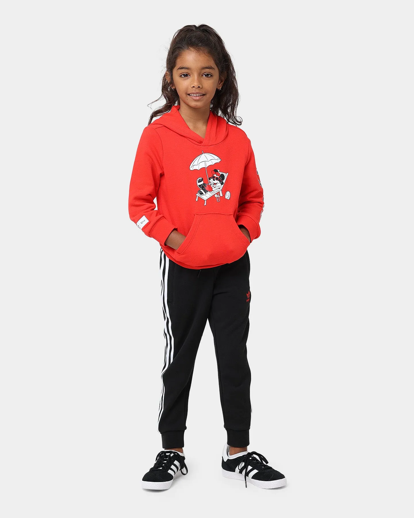 Adidas Kids' Mickey & Friends Hoodie Set Vivid Red