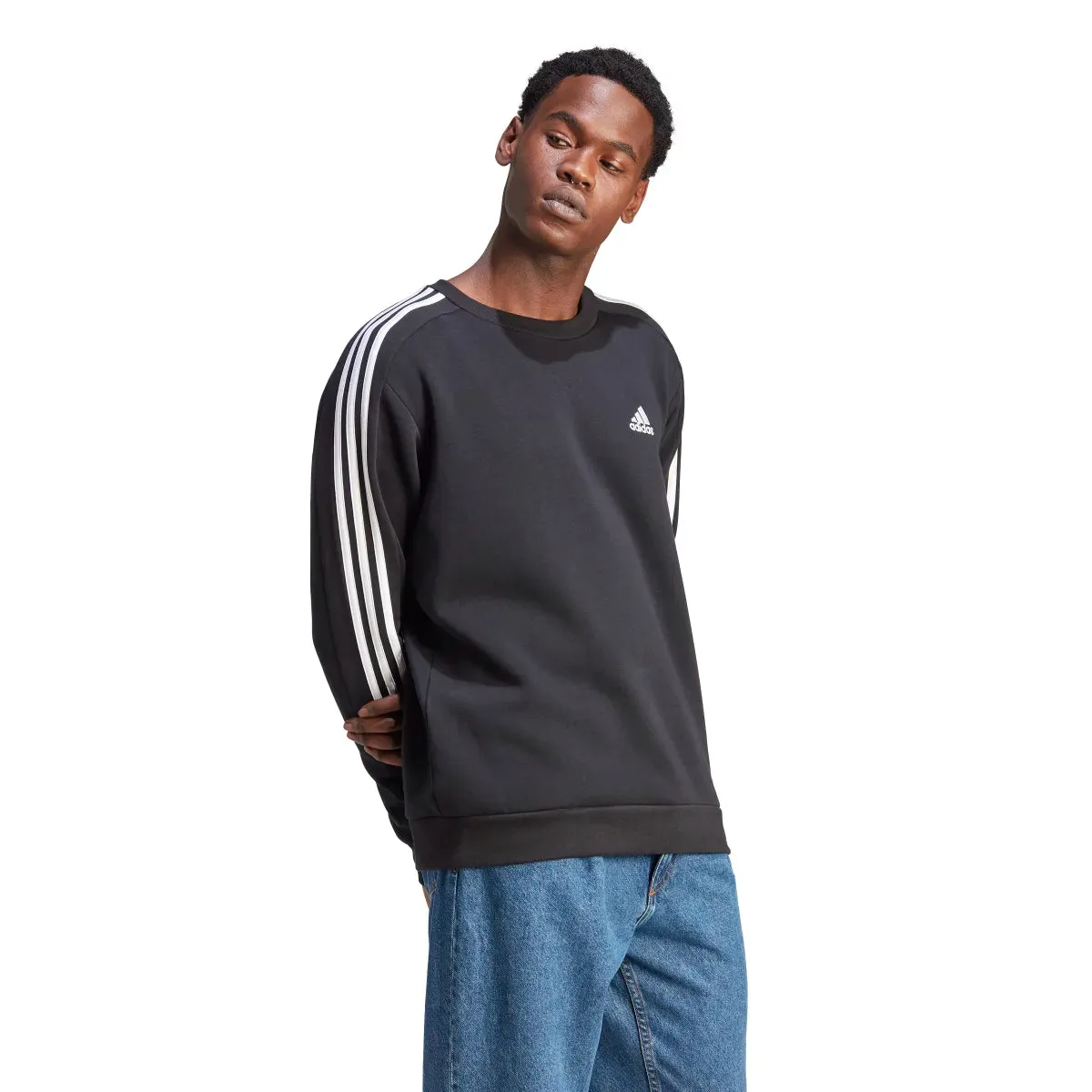 adidas Men's Essentials Fleece 3-Stripes Sweatshirt