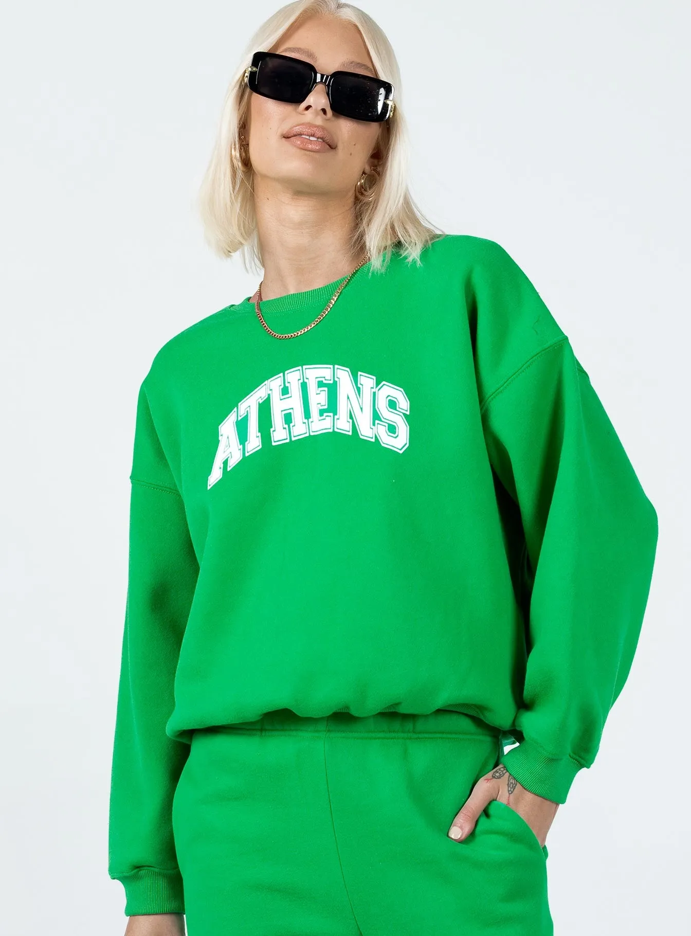 Athens Sweater Green