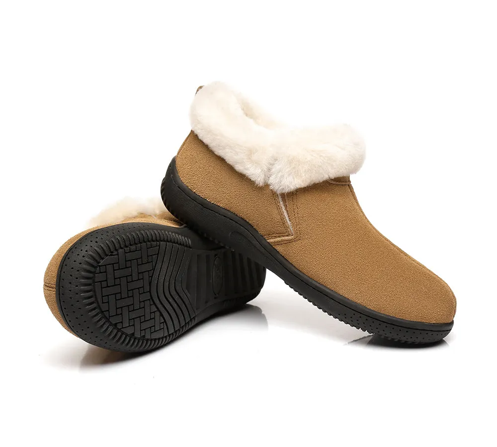 AUSTRALIAN SHEPHERD® UGG Slippers Sheepskin Wool Collar Ankle Daley