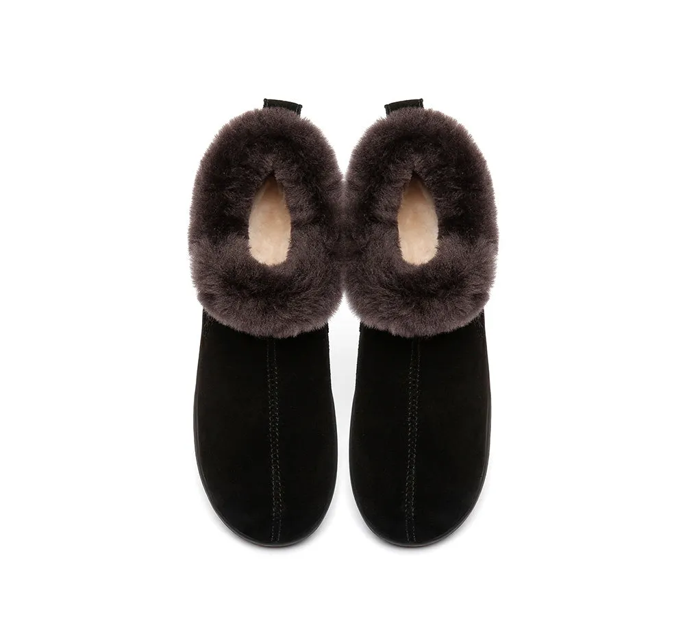 AUSTRALIAN SHEPHERD® UGG Slippers Sheepskin Wool Collar Ankle Daley