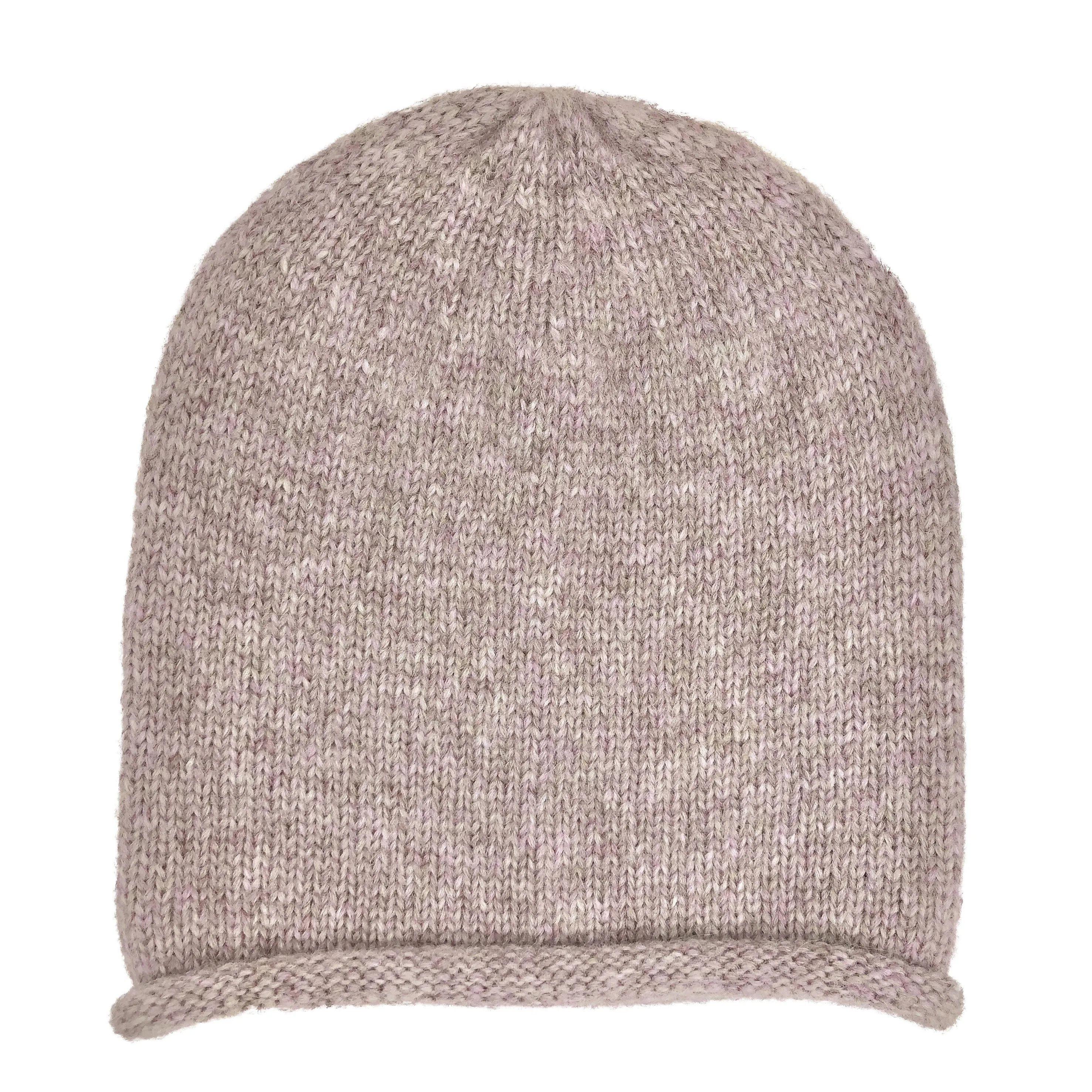 Blush Essential Knit Alpaca Beanie by SLATE   SALT