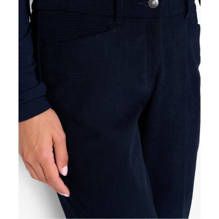 Brax Chino Corduroy Trousers Mara Marine 73-4538