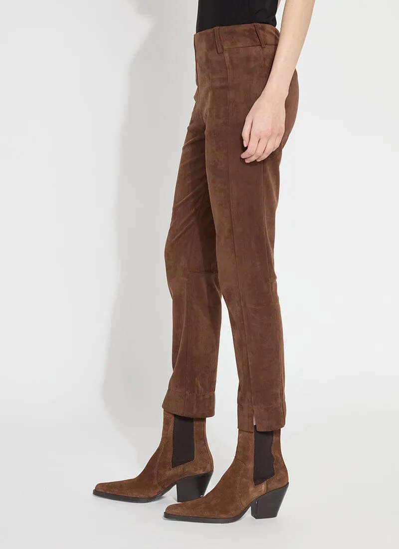 Brie Suede Ankle Trouser