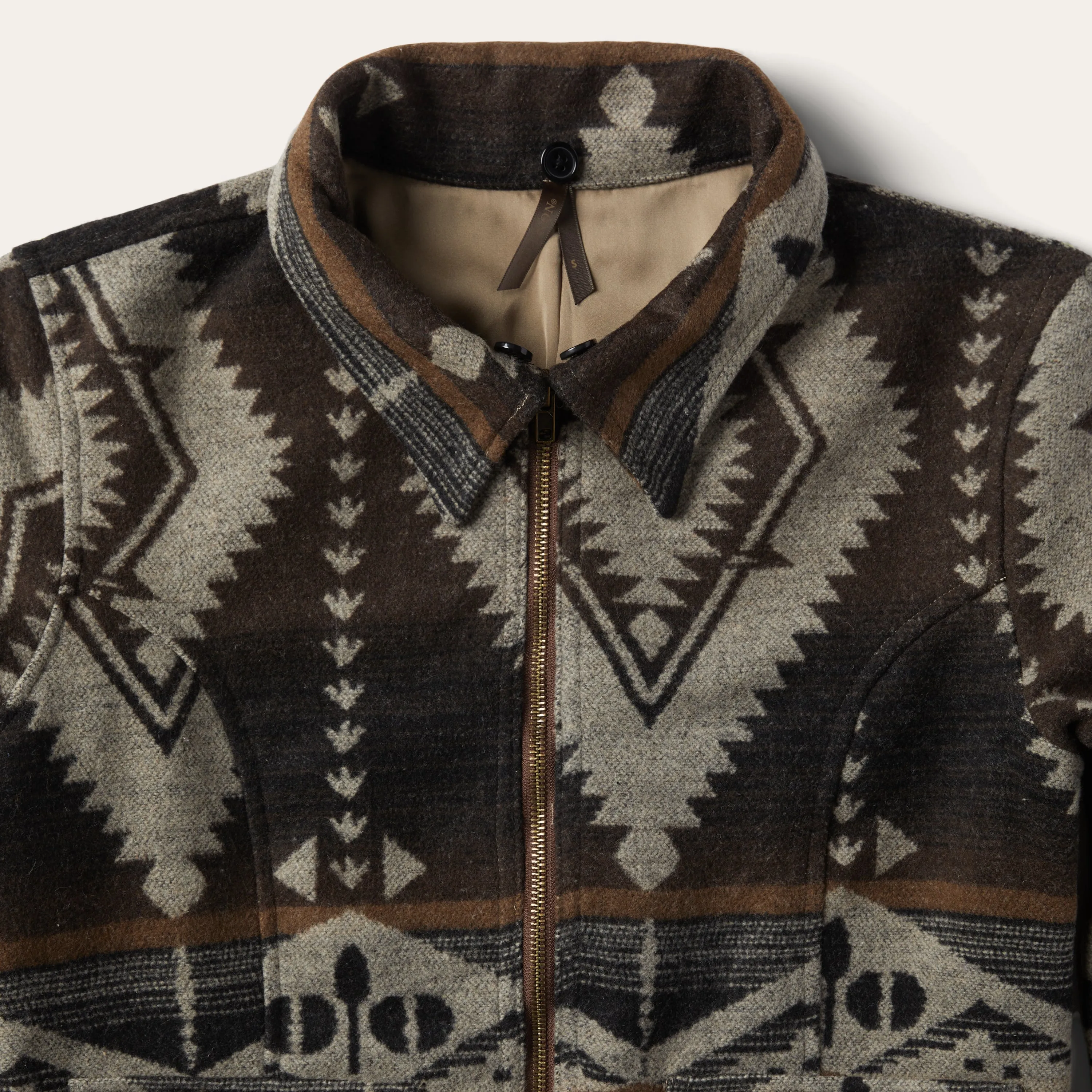 Brown Southwestern Blanket Jacket