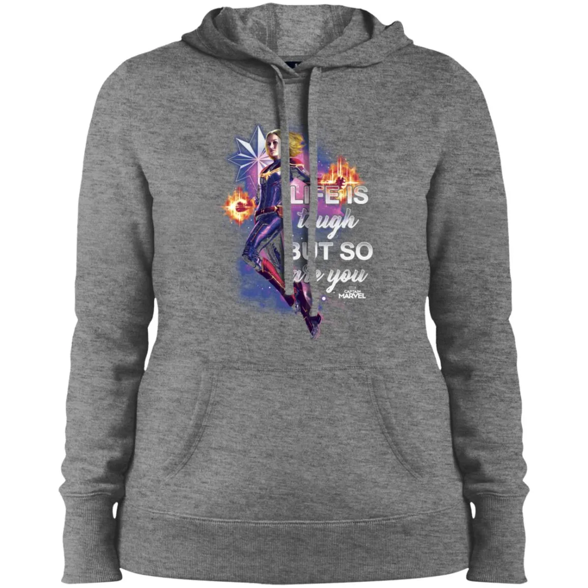 Captain Marvel Inspirational Quote Flight Women Hooded Sweatshirt