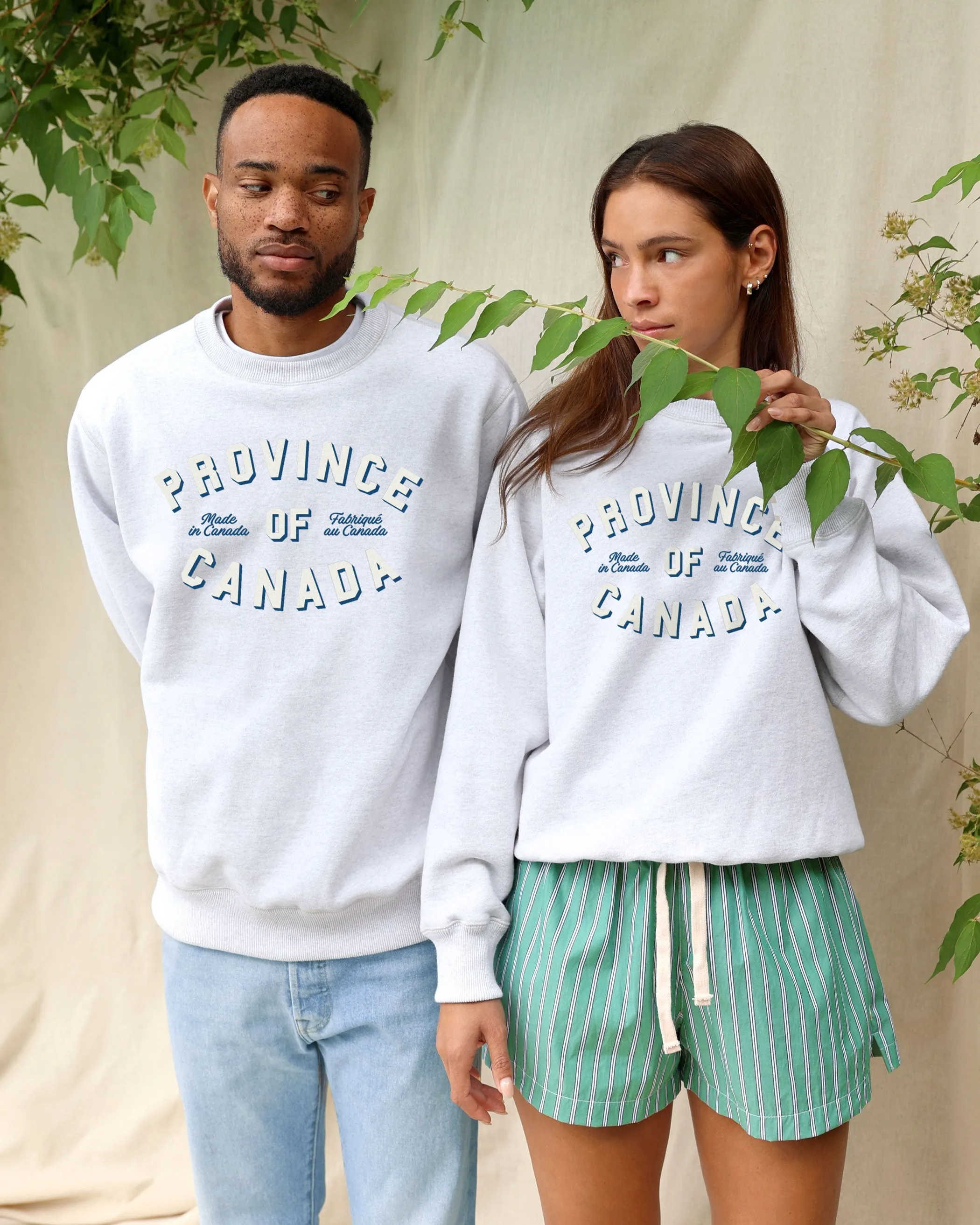 Classic Logo Fleece Sweatshirt Cloud - Unisex