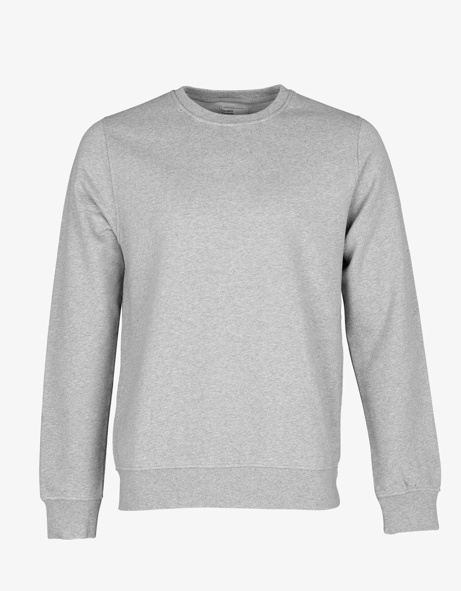 Classic Organic Crew - Heather Grey