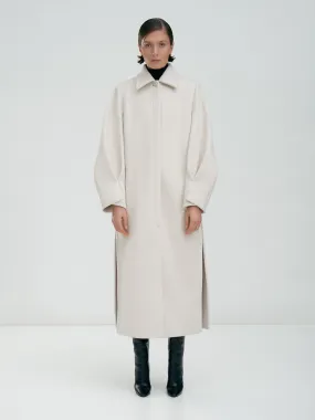 Coat with “Sorochka” Sleeves