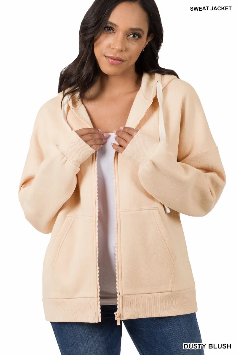 Comfort Zone Hooded Sweat Jacket