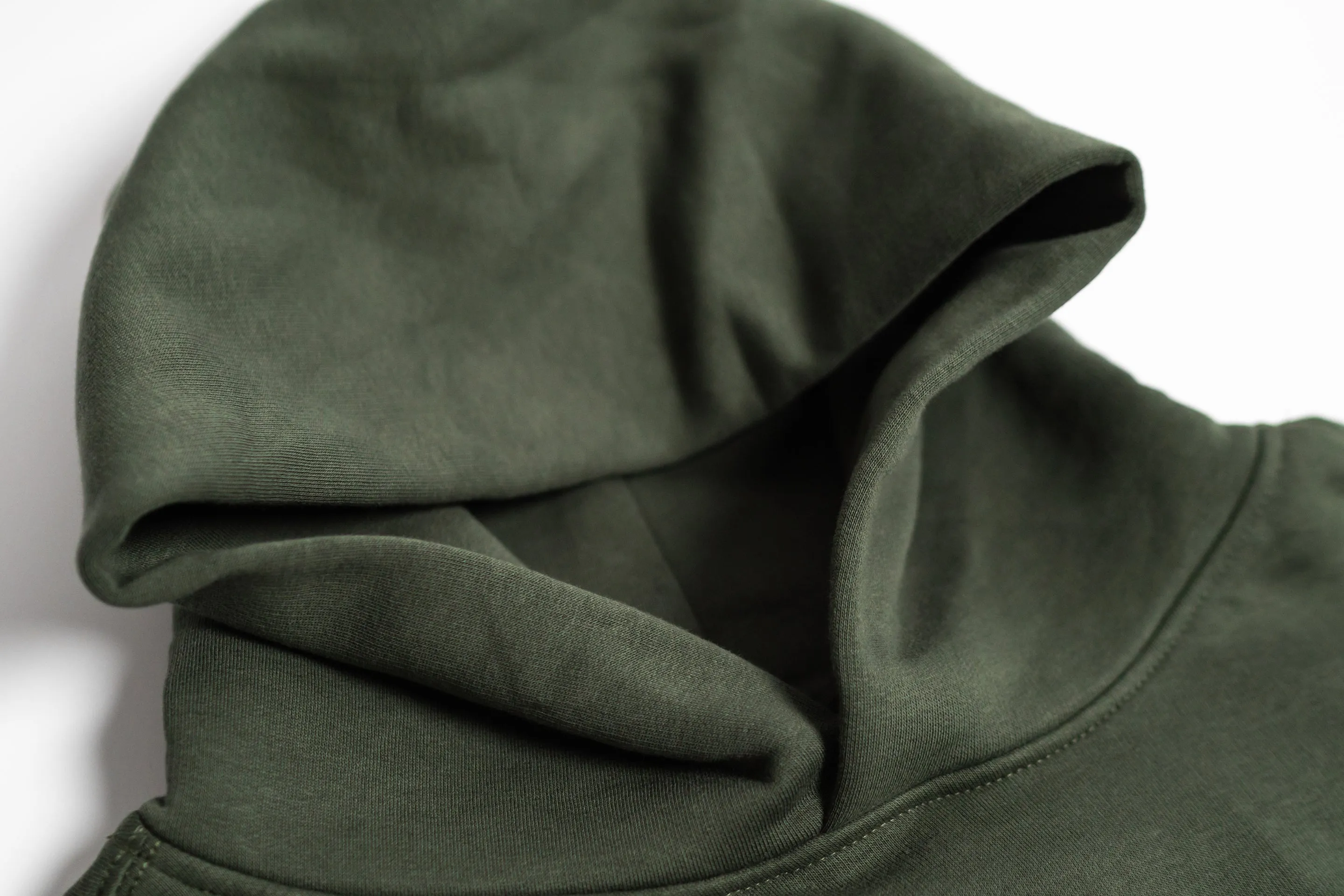 Crew Pullover Hoodie - Olive