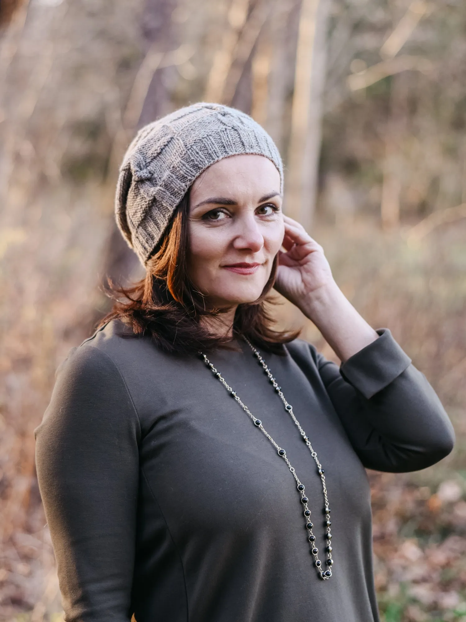 Crooked Trail Cap <br/><small>knitting pattern</small>