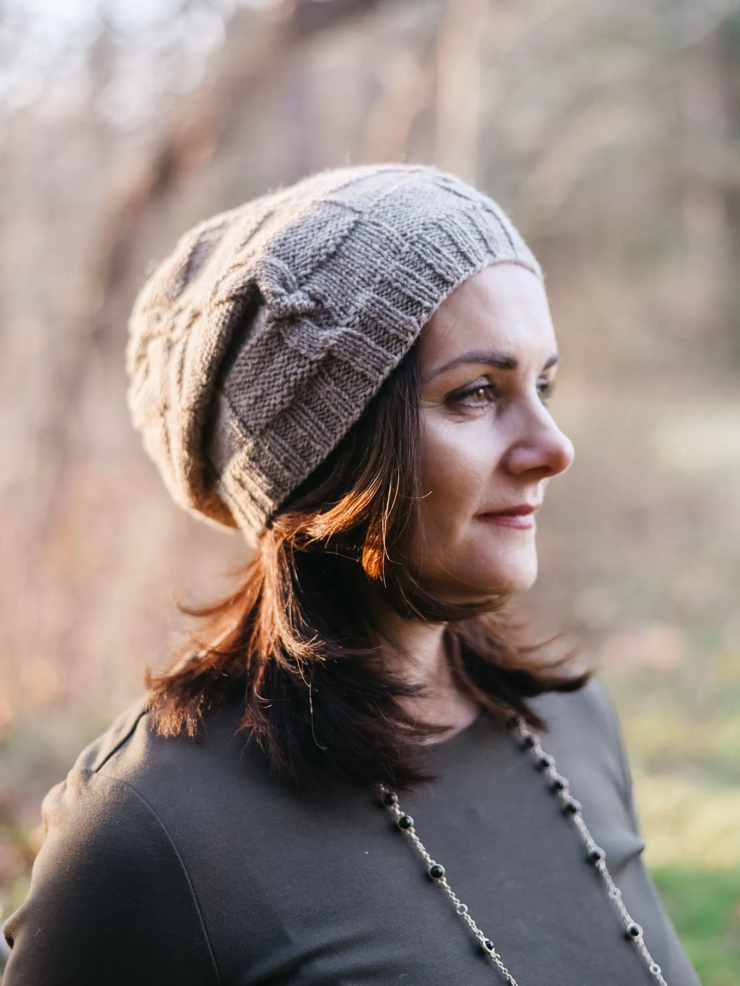 Crooked Trail Cap <br/><small>knitting pattern</small>