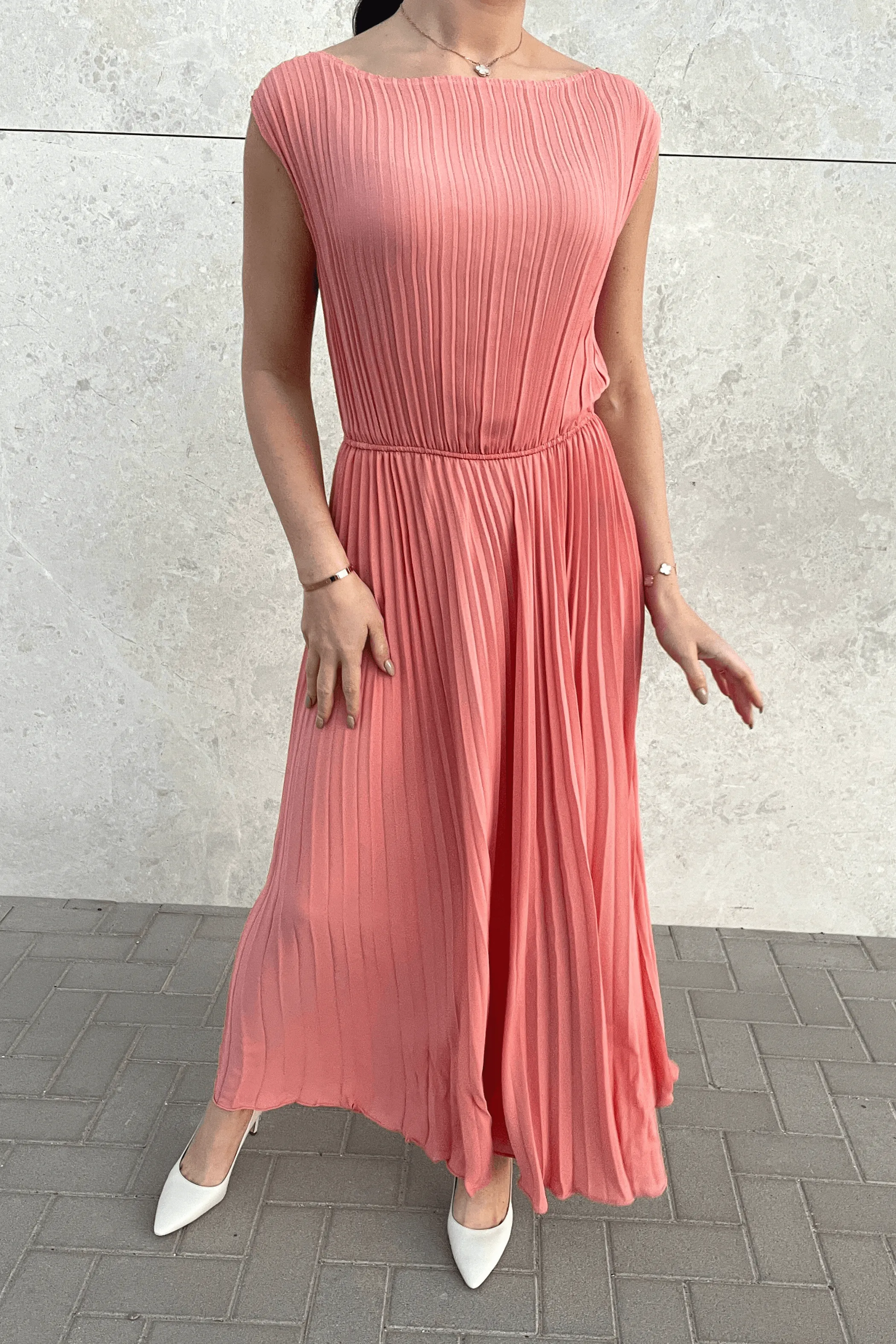 Dalila Sleeveless Narrow Waist Dress