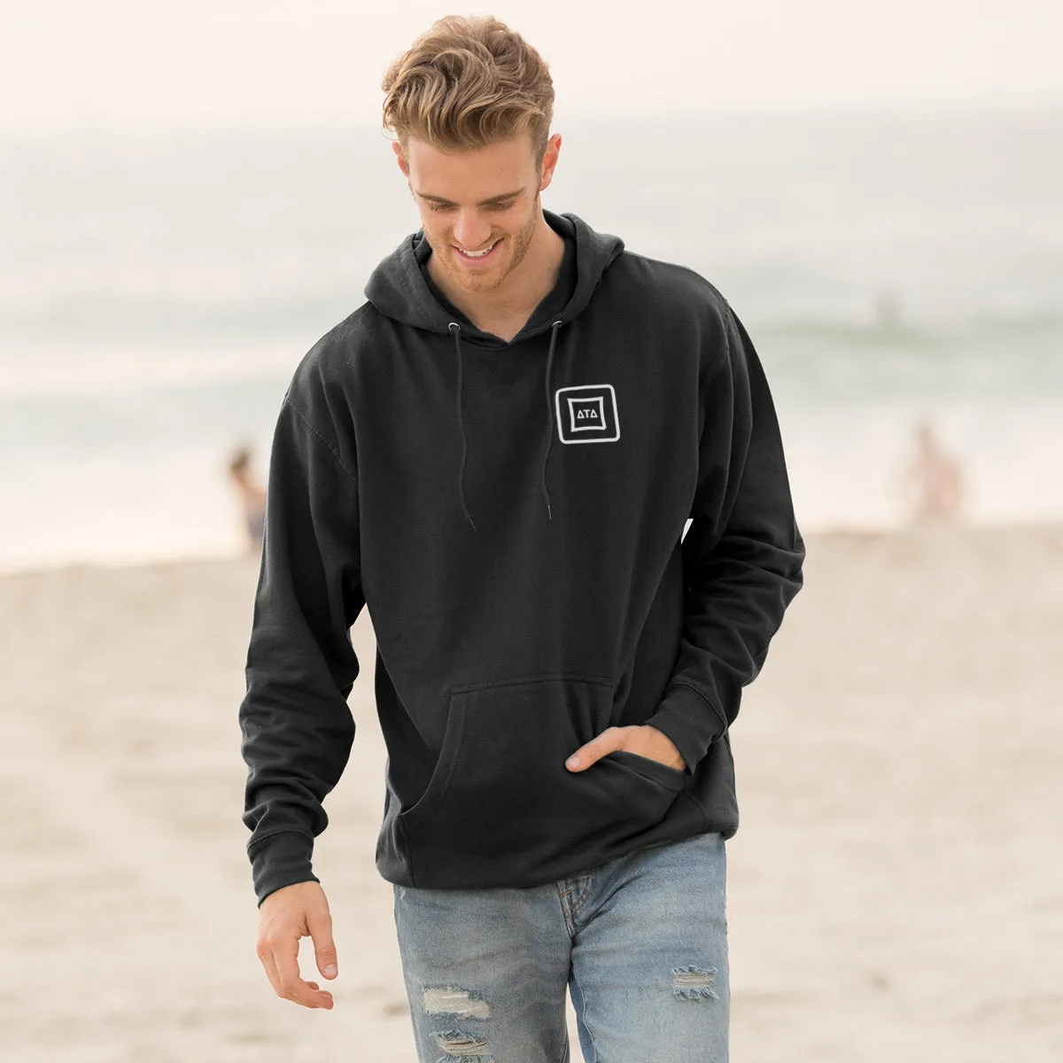 Delt Retro Block Graphic Hoodie