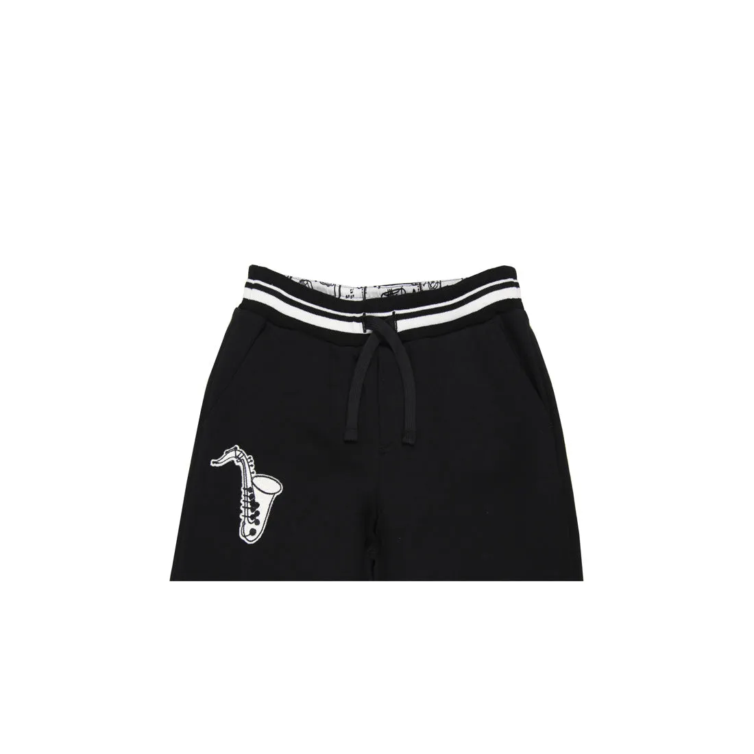 Dolce & Gabbana Saxophone Black Jogging Bottoms