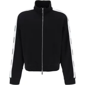 Dsquared2 zip-up sweatshirt with logo bands