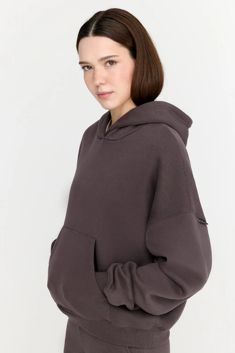 EVERYDAY GIRLFRIEND HOODIE - COOL ESPRESSO