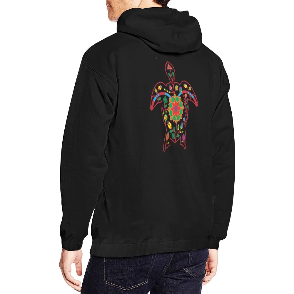 Floral Turtle Hoodie for Men (USA Size)