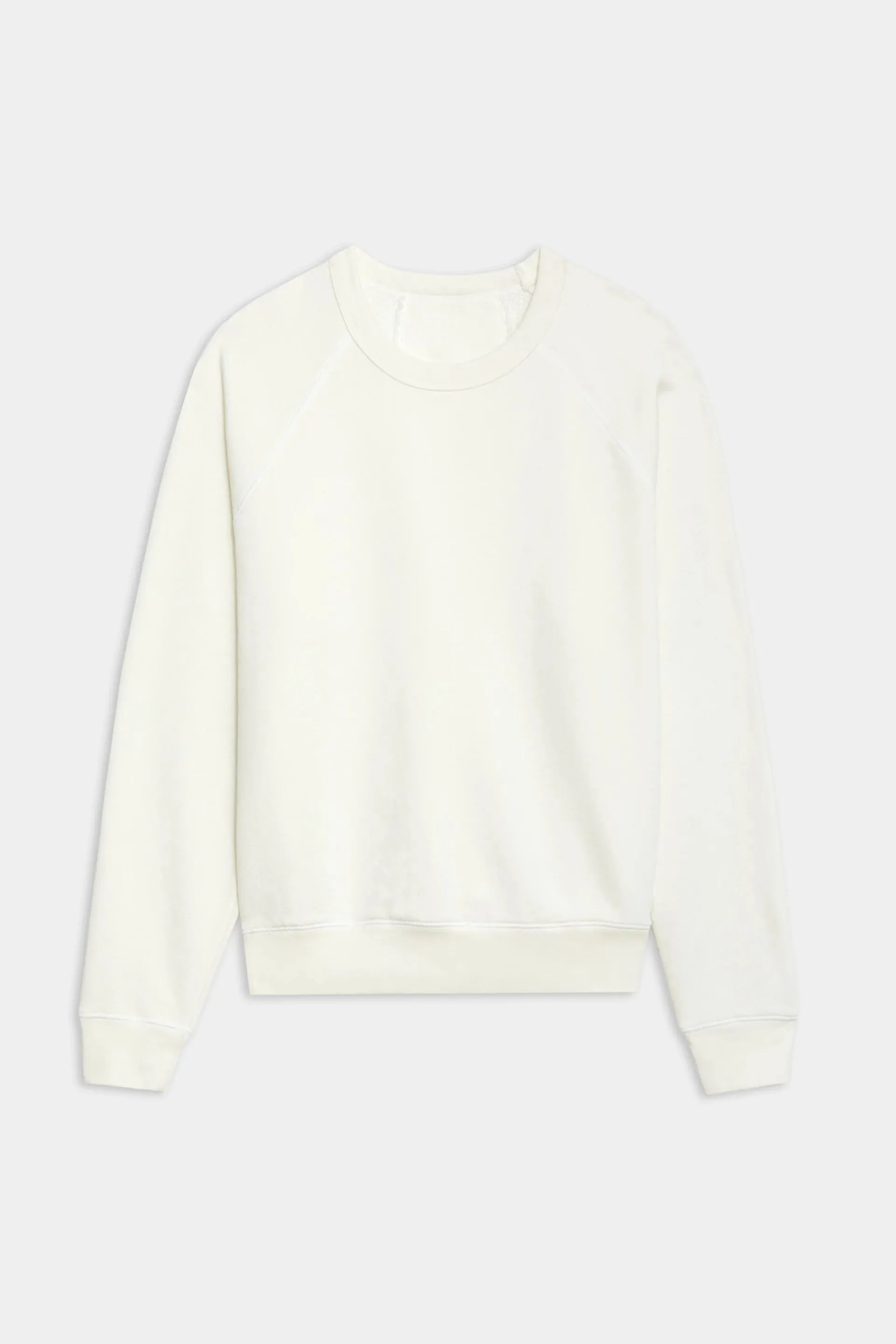 Flore French Terry Sweatshirt, Washed White