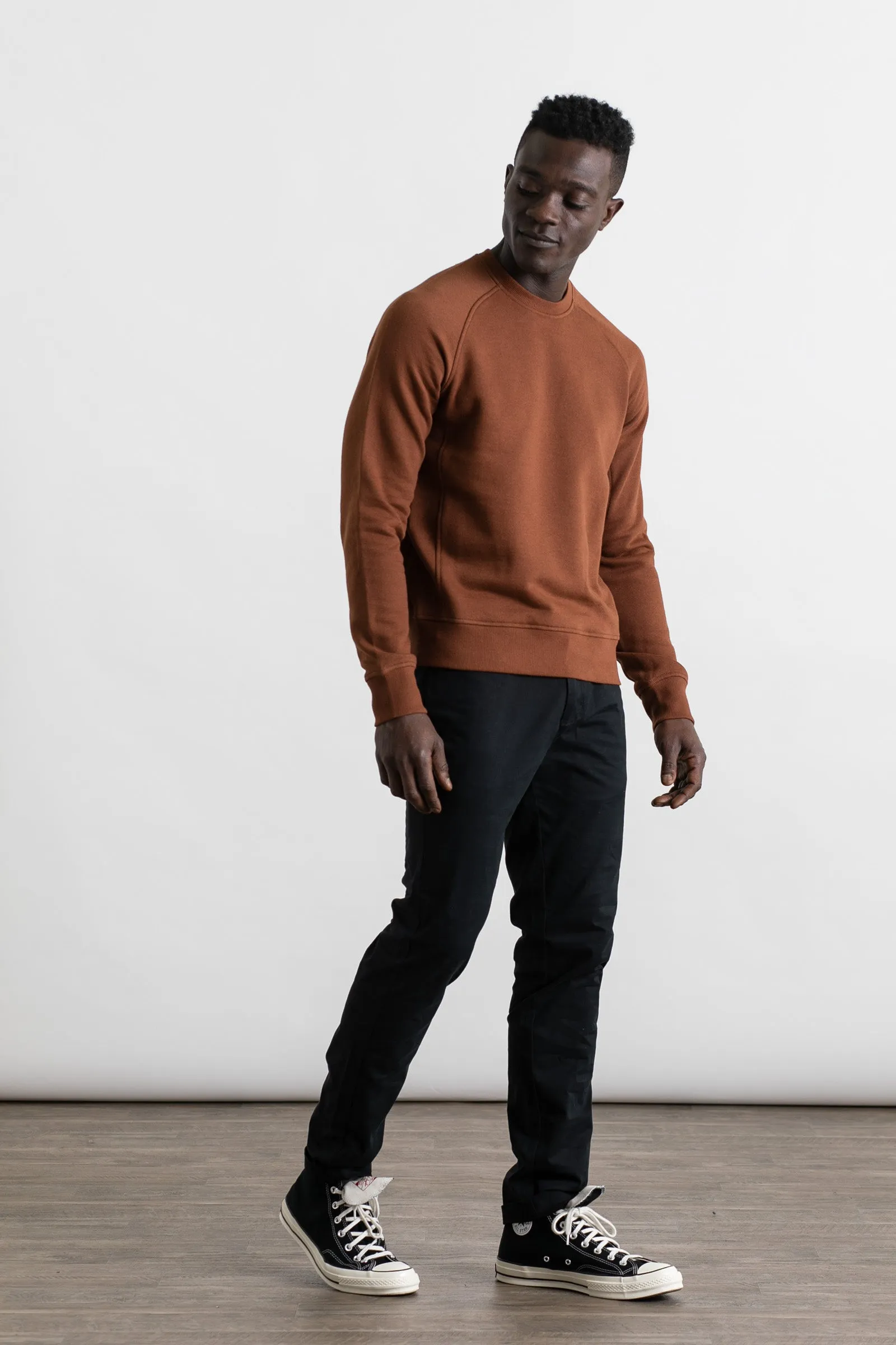 Fremont Crew Sweatshirt / Burnt Umber