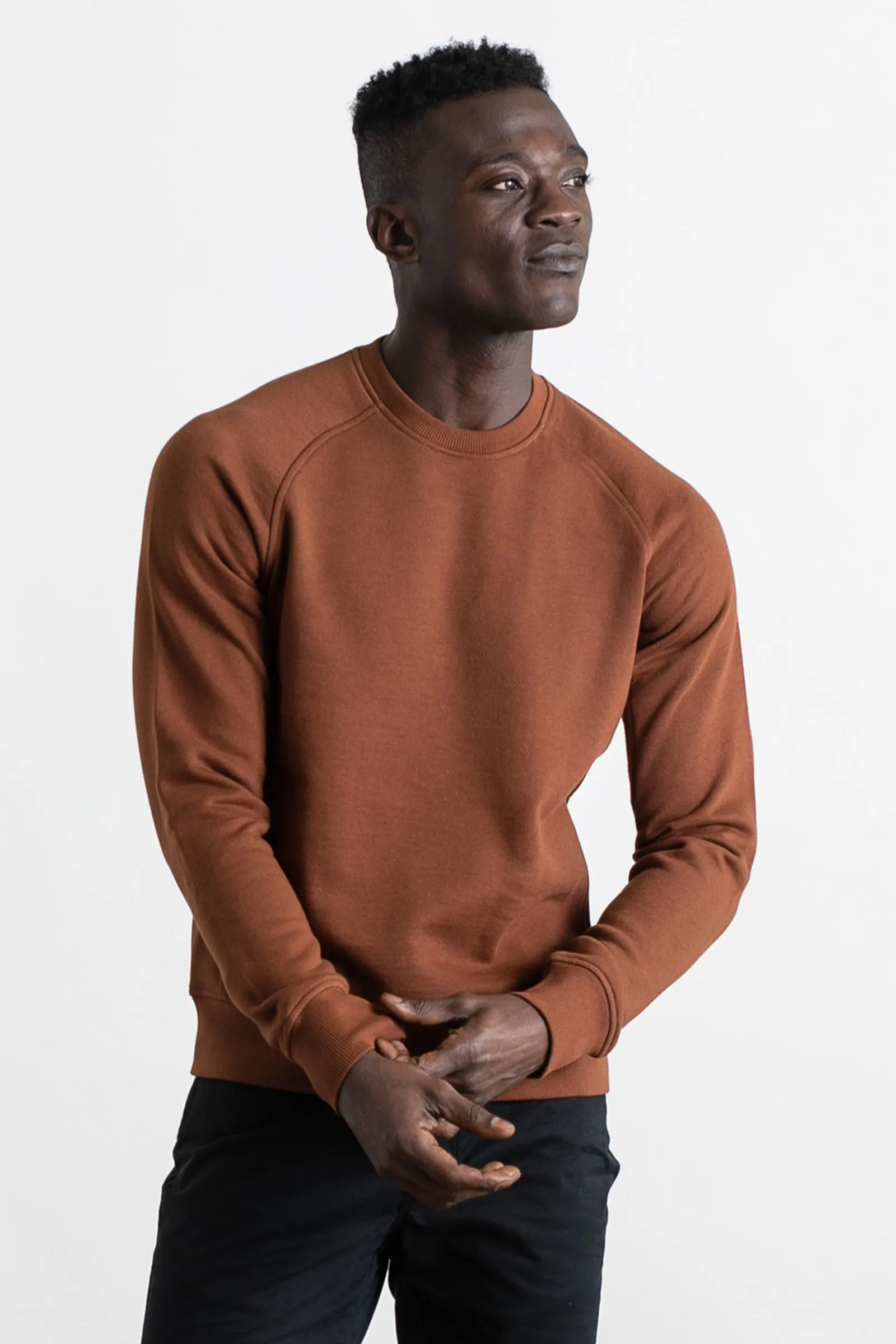 Fremont Crew Sweatshirt / Burnt Umber