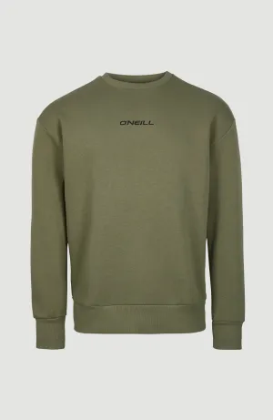 Future Surf Crew Sweatshirt | Deep Lichen Green