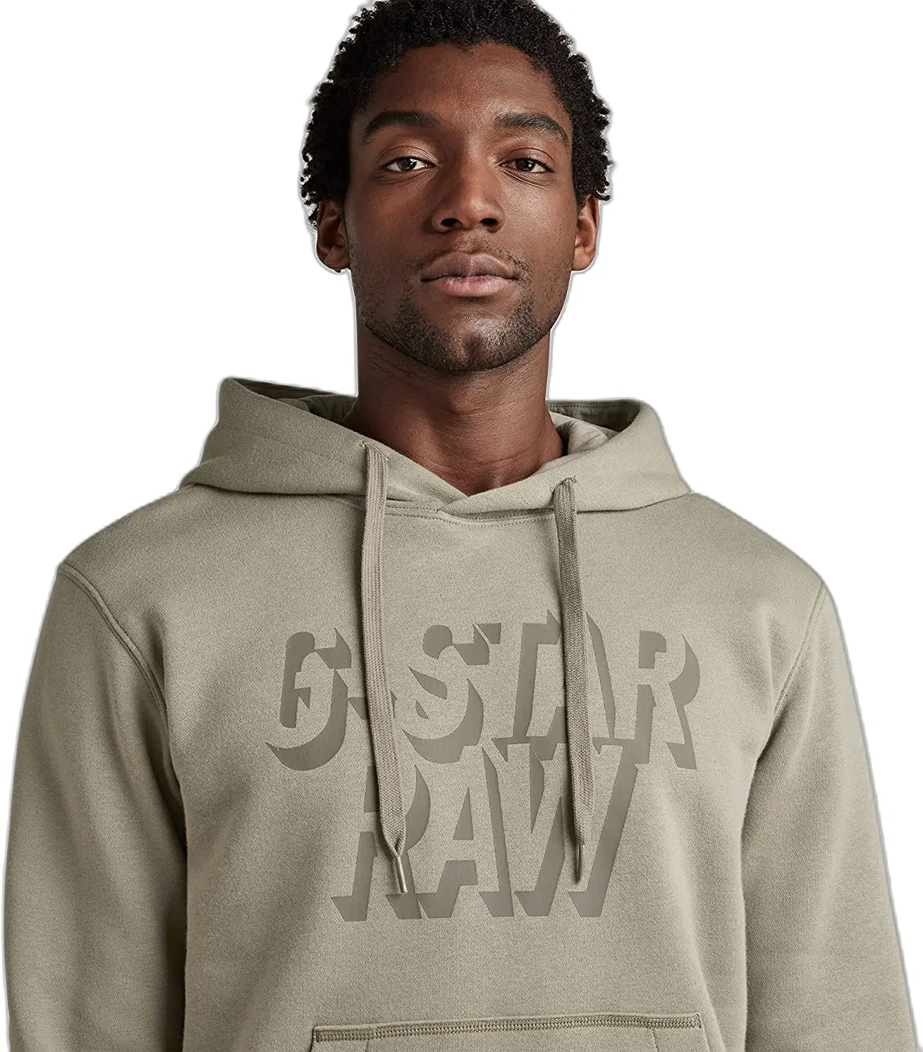 G-Star Raw Men's Retro Shadow Logo Hooded Sweatshirt