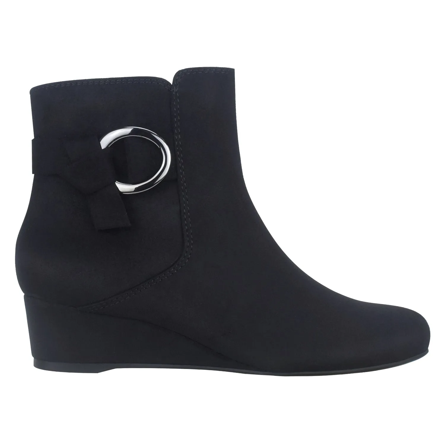 Gasha Wedge Bootie with Memory Foam