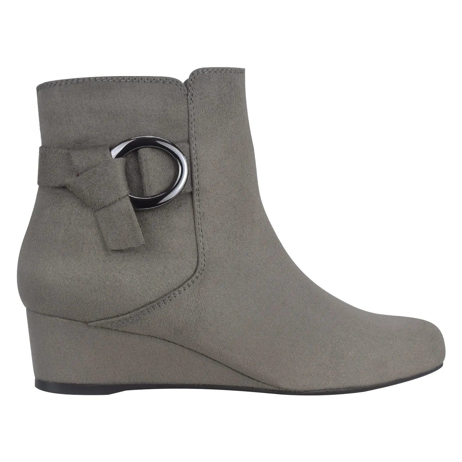 Gasha Wedge Bootie with Memory Foam