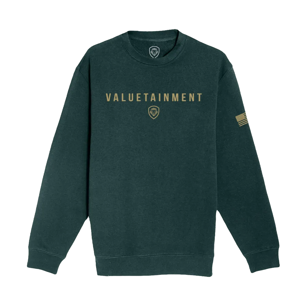 Gold Collection FLB Crewneck Sweatshirt - Forest Green