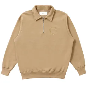 Half Zip Fleece Sweatshirt Dune - Unisex