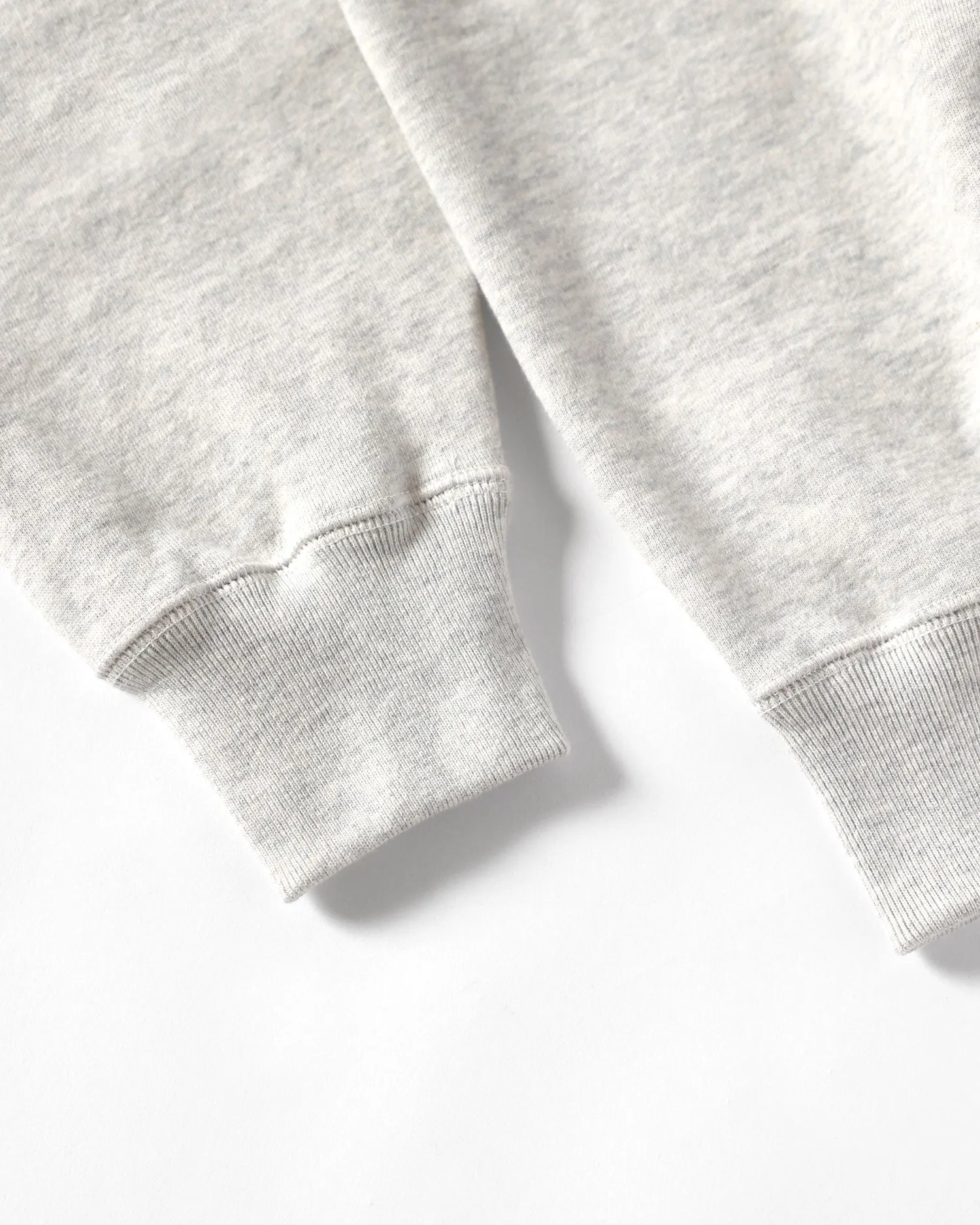 Half Zip Fleece Sweatshirt Eggshell - Unisex