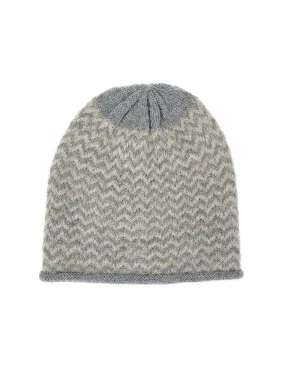 Harbor Chevron Knit Alpaca Beanie