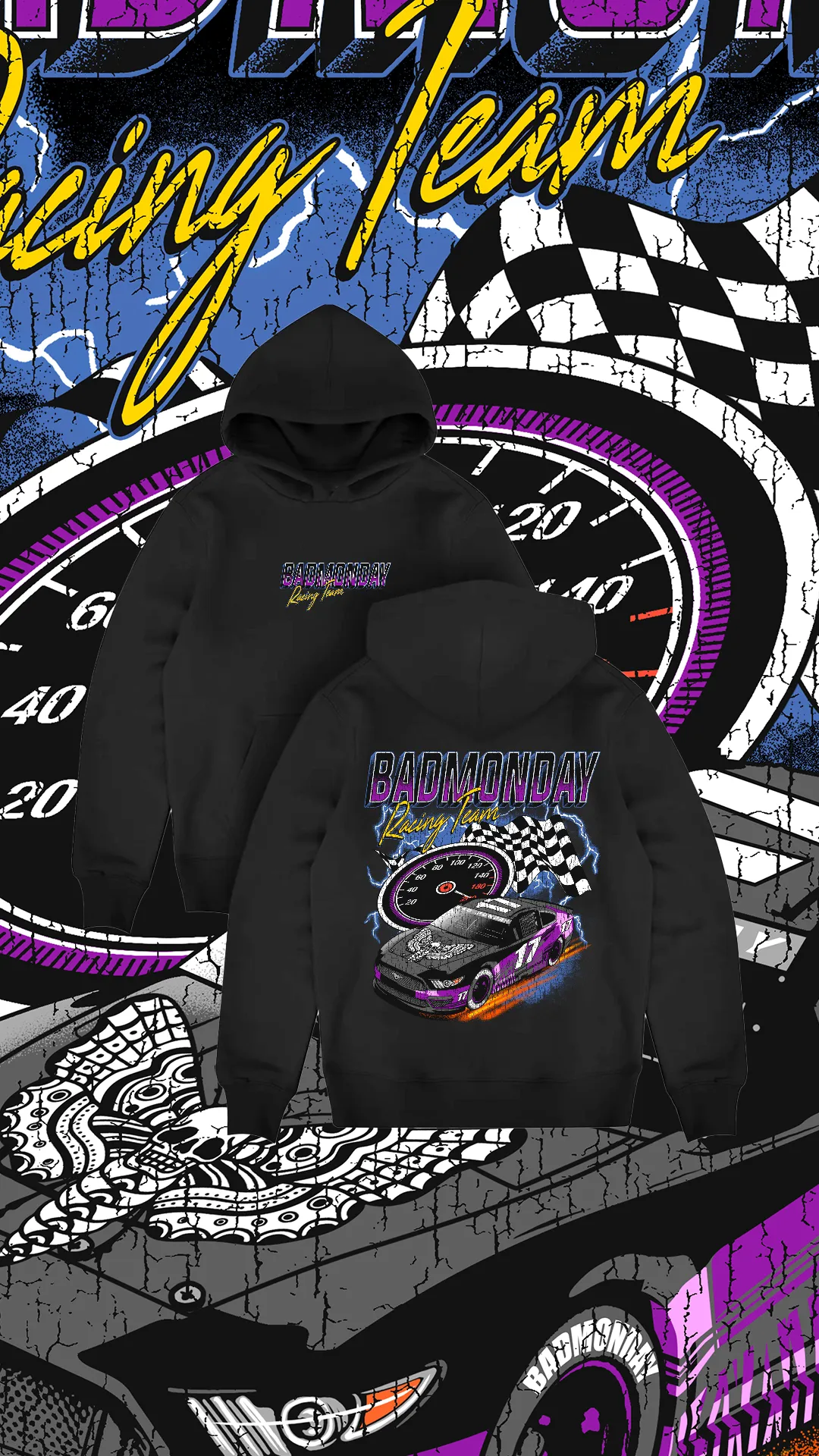 Heavyweight Speedway Hoodie