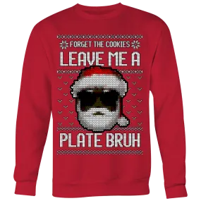 Holiday Sweatshirt - Black Santa