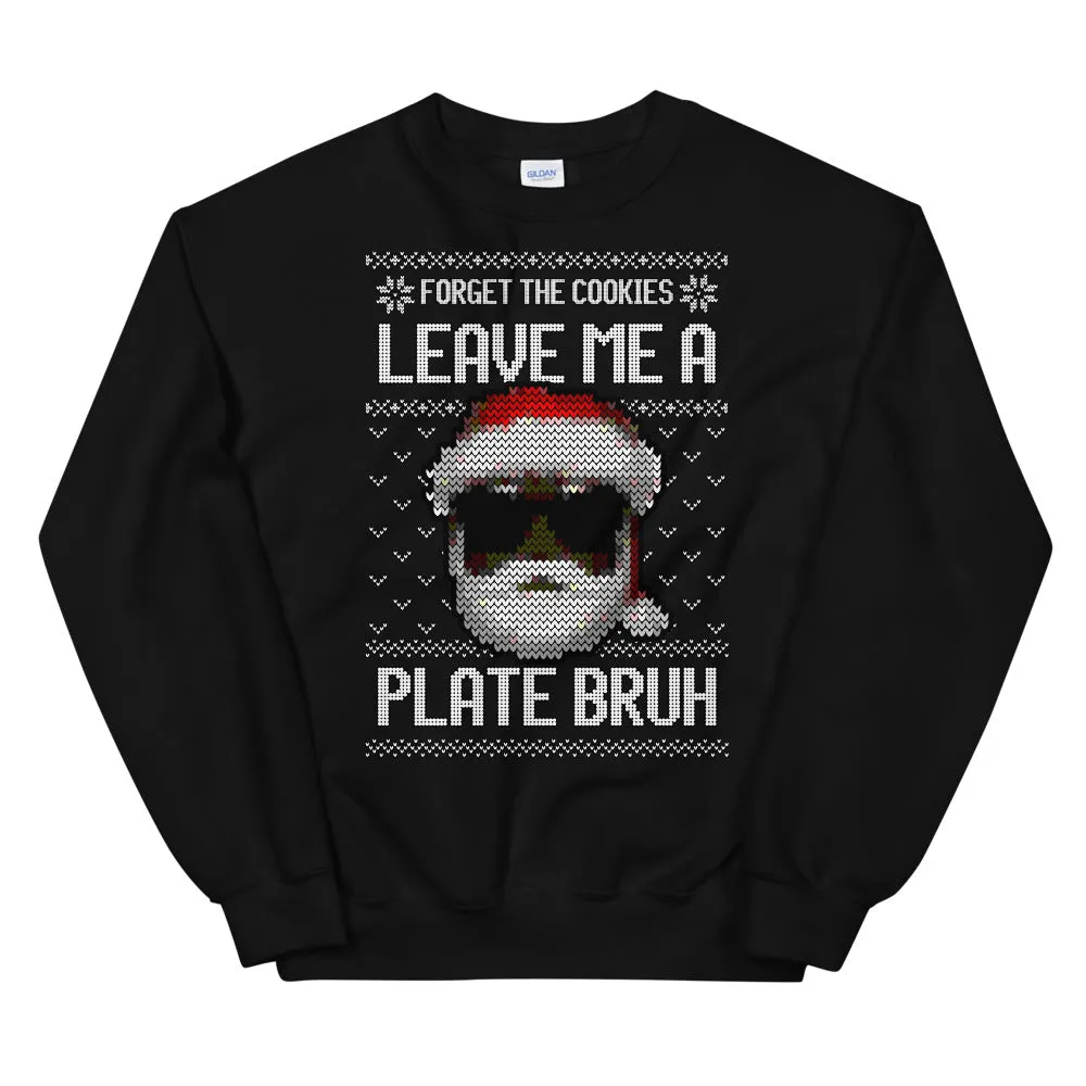 Holiday Sweatshirt - Black Santa