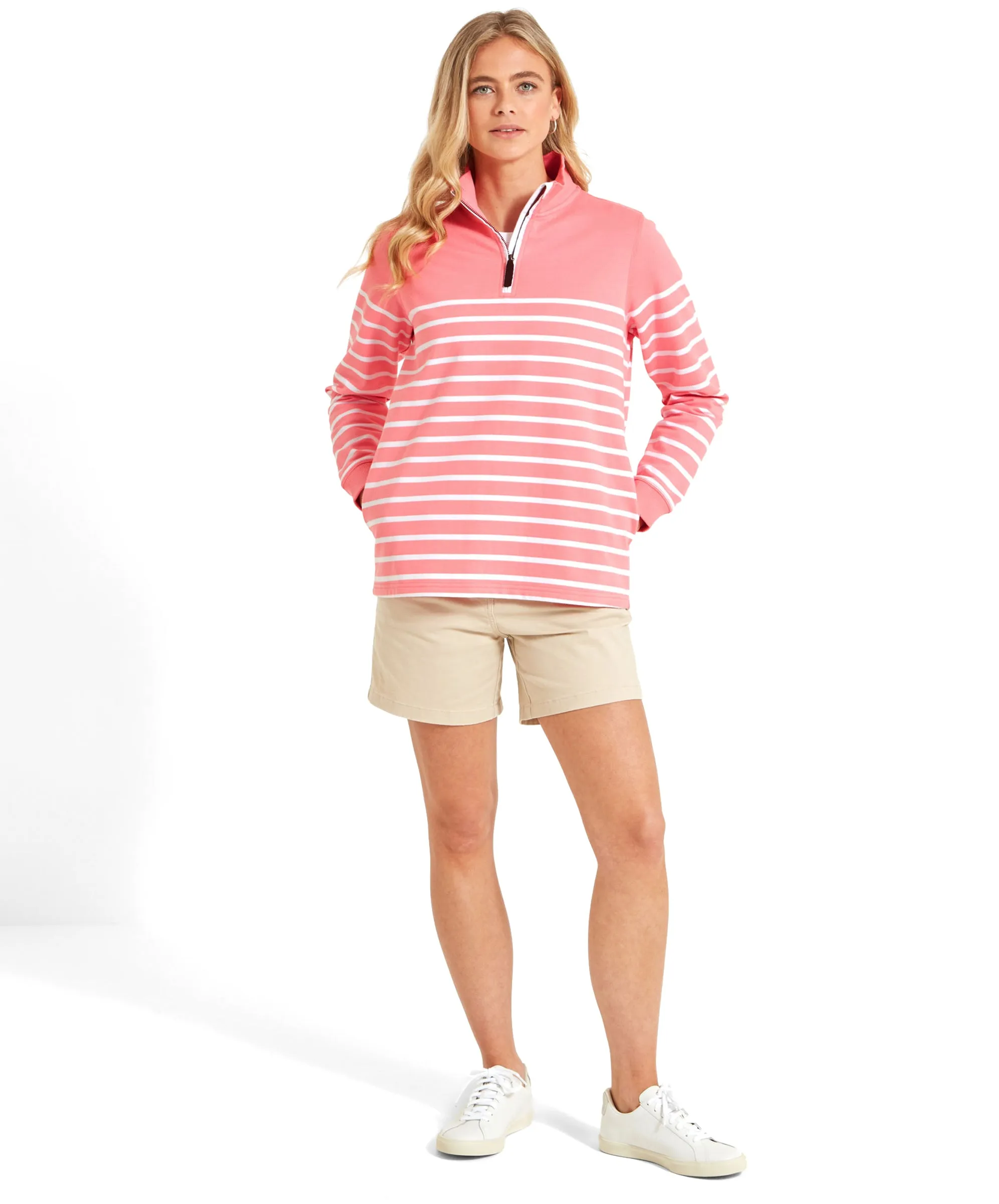 Hope Cove Sweatshirt - Flamingo