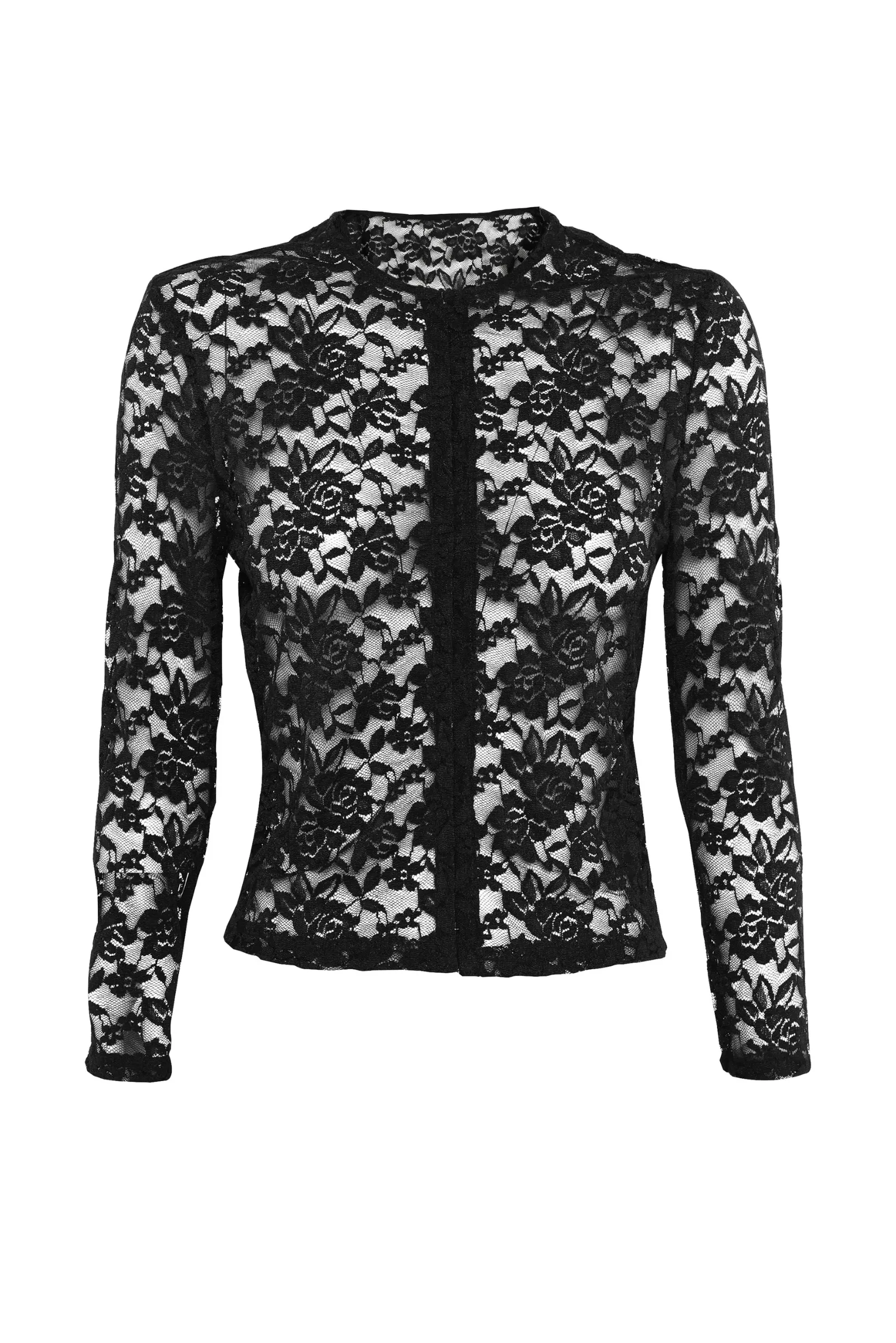 Indebted Cardigan - Black Lace