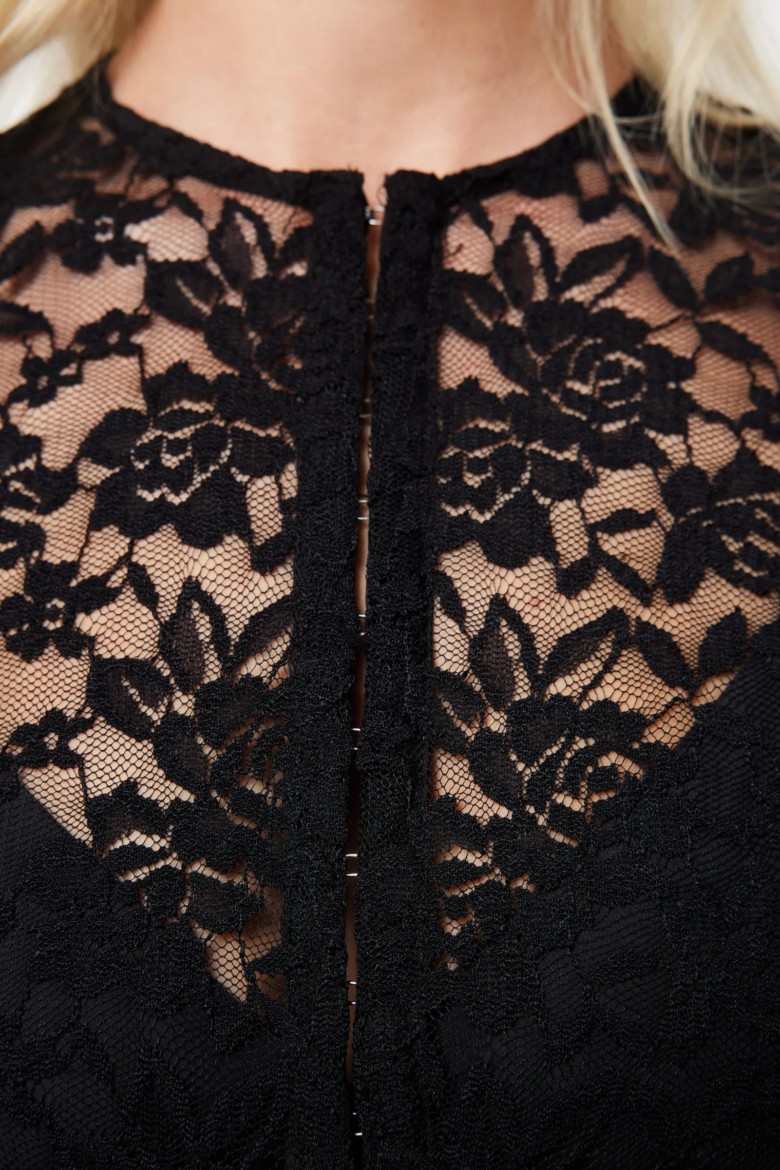 Indebted Cardigan - Black Lace