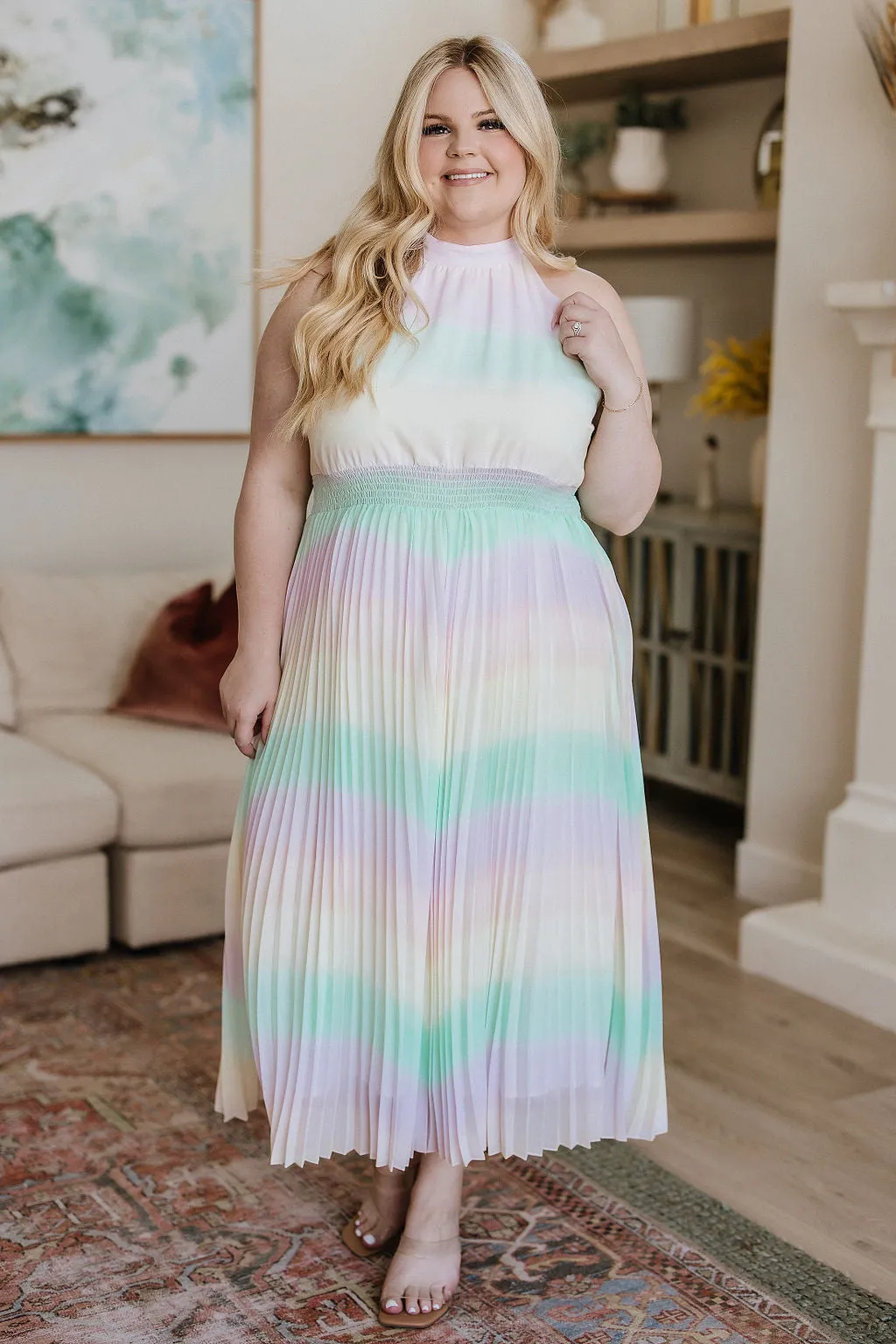 Irresistibly Iridescent Maxi Dress - Davi & Dani