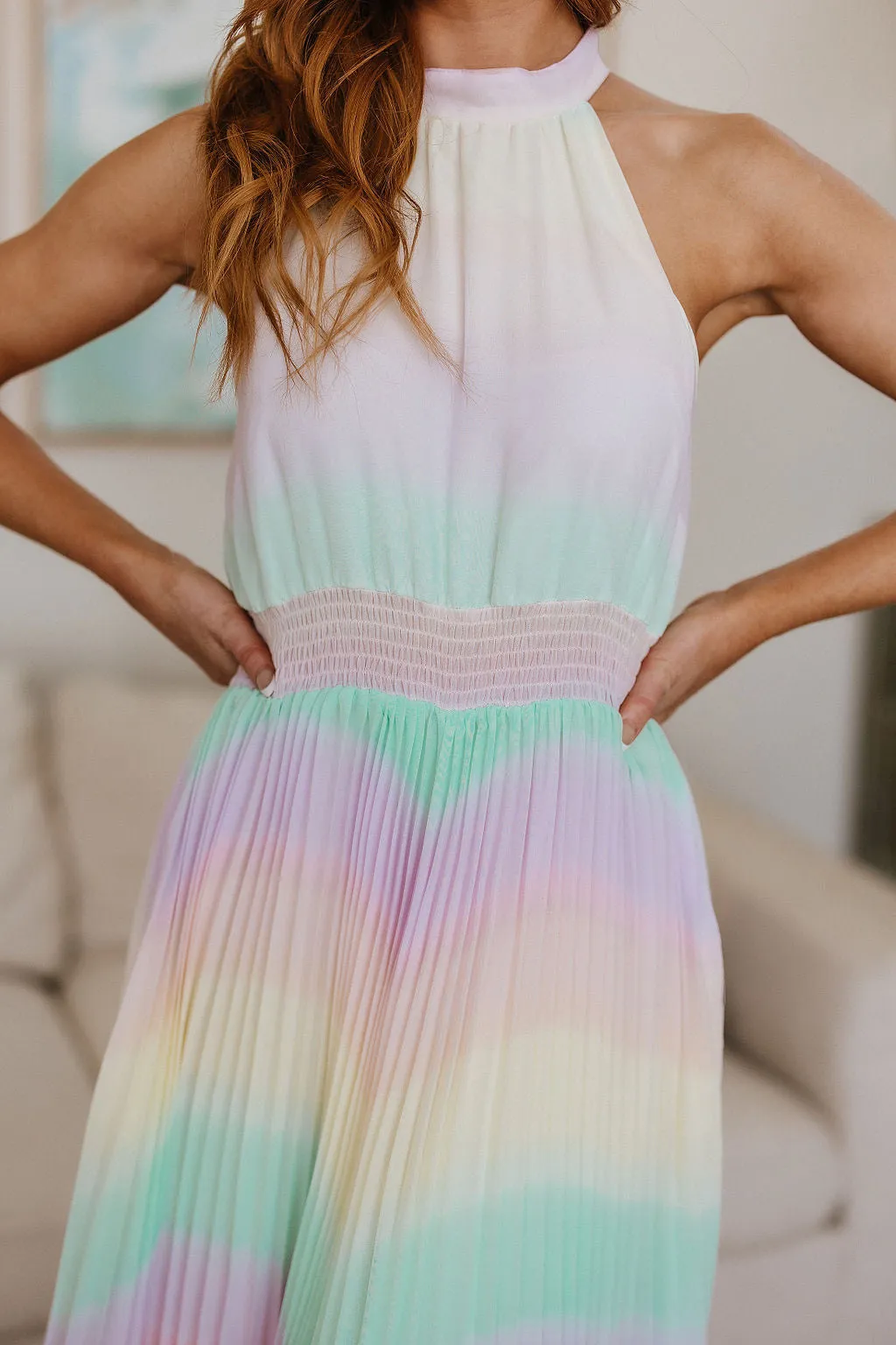 Irresistibly Iridescent Maxi Dress - Davi & Dani