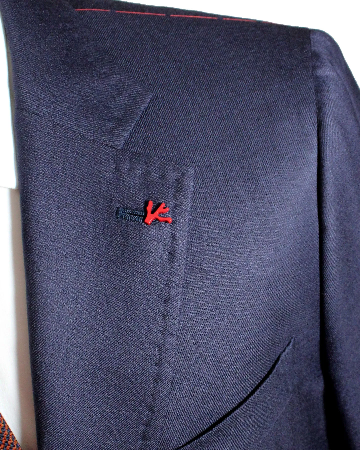 Isaia Sport Coat Dark Blue - Cashmere Silk EU 52/ US 42