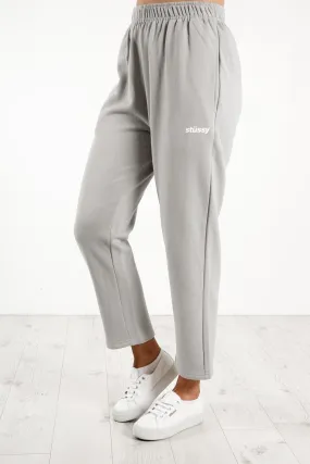 Italic Crop Sweatpant Flat Grey