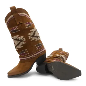 IZEL - Tan Brown Aztec Boot