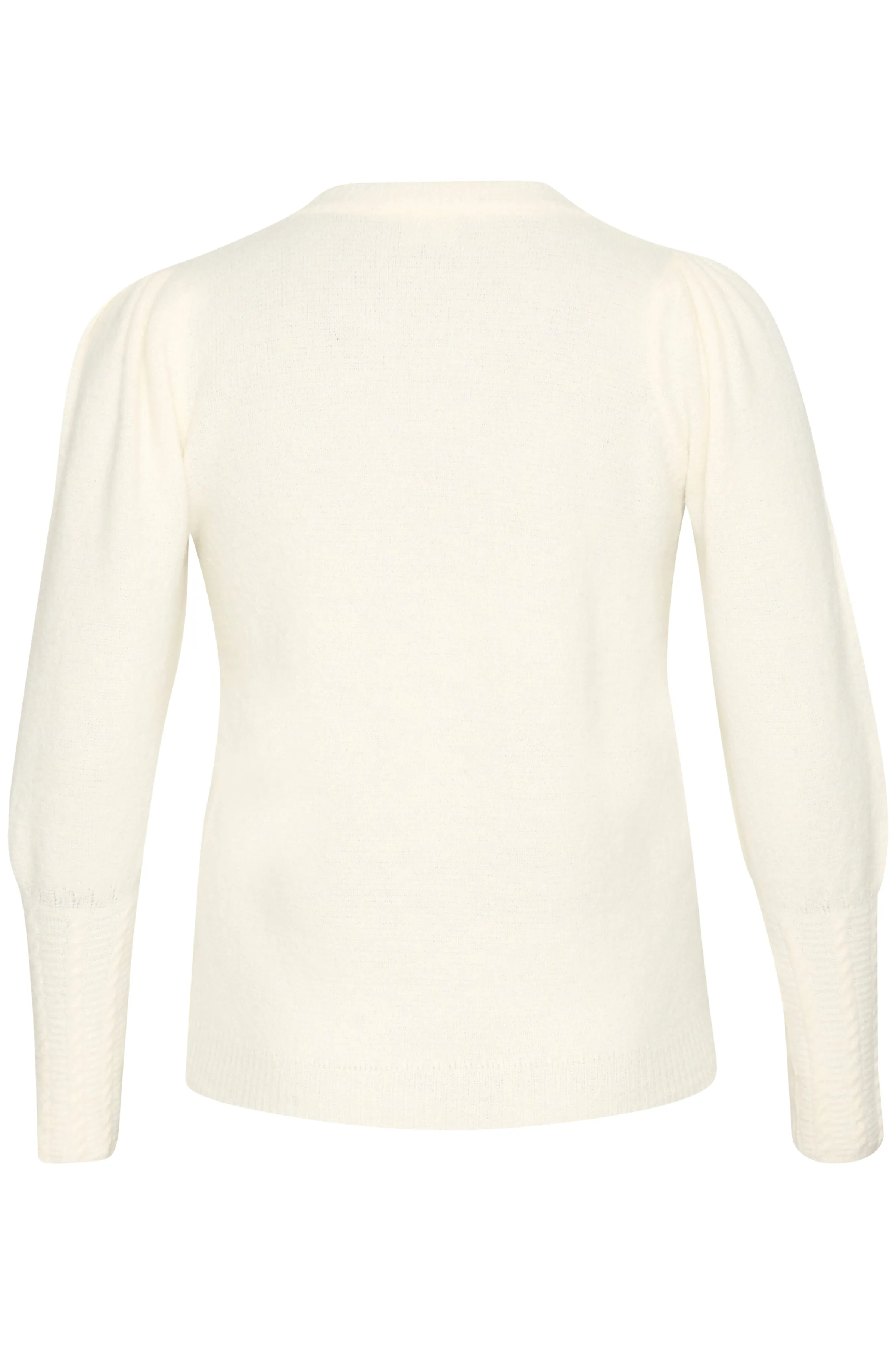 Kaffe Curve Amalia Knit Jumper in Cream