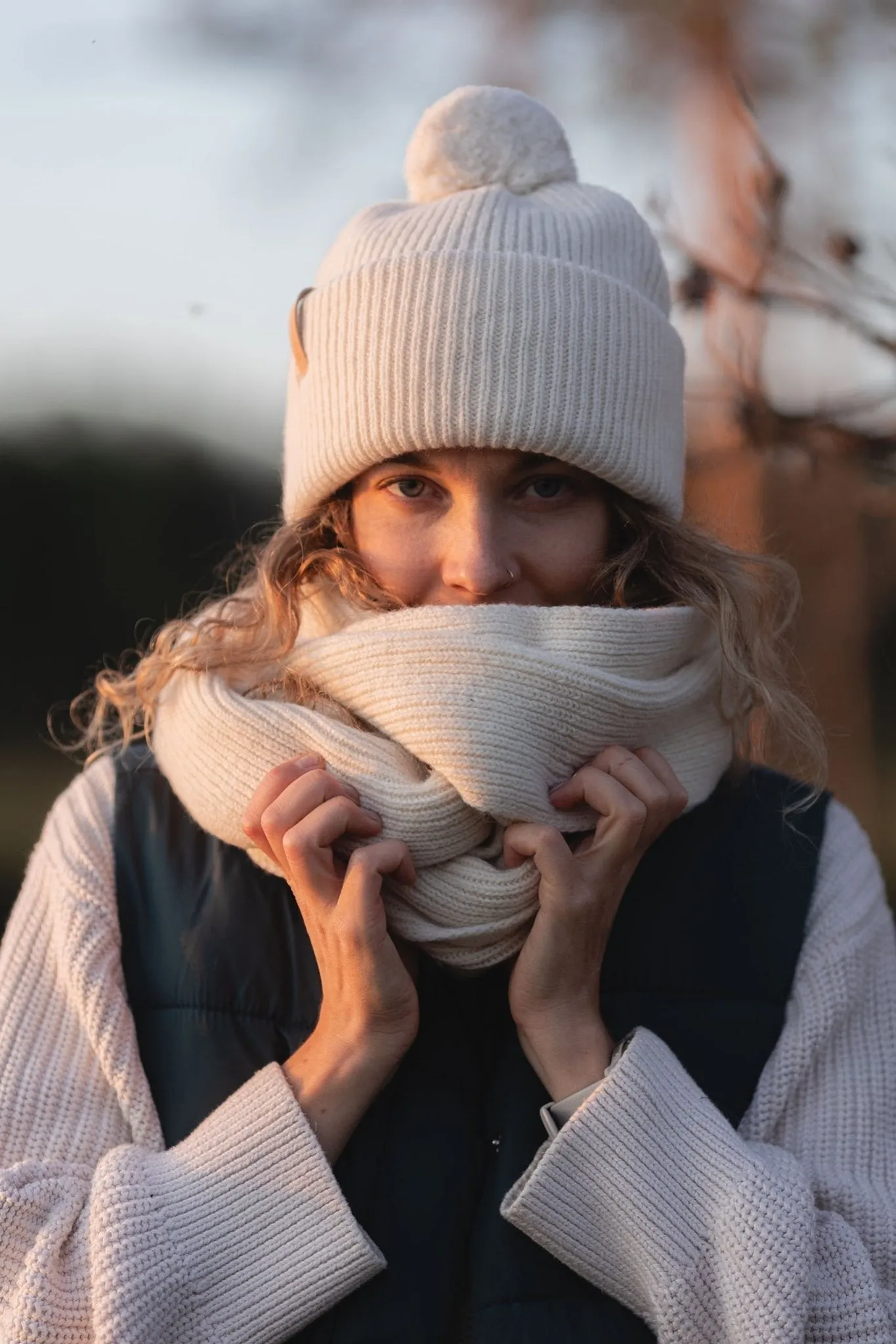 Kajo Beanie POM Brown