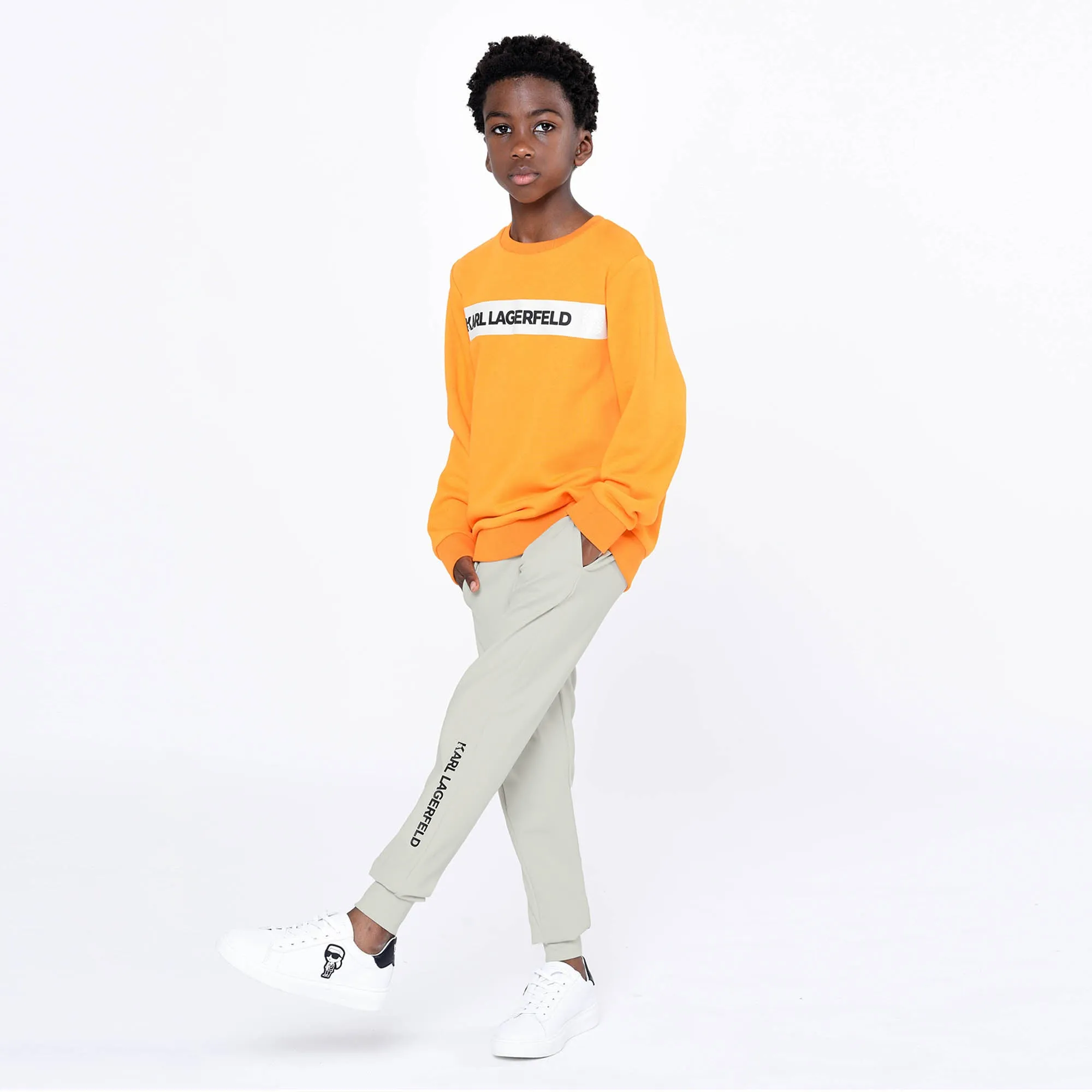 Karl Lagerfeld Orange Sweatshirt