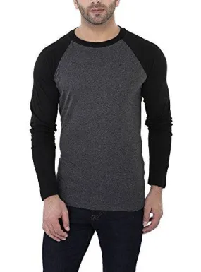 Katso Men's Raglan Neck Full Sleeve Cotton T-Shirt